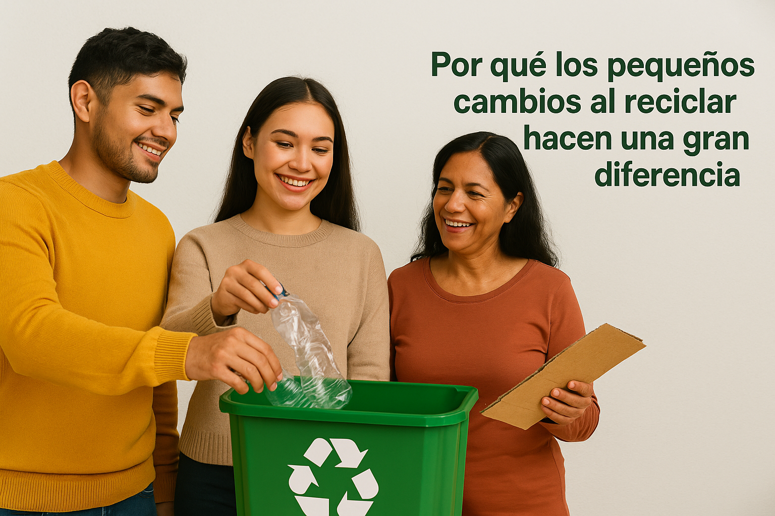 ▷ Pequeños cambios al reciclar que hacen una gran diferencia