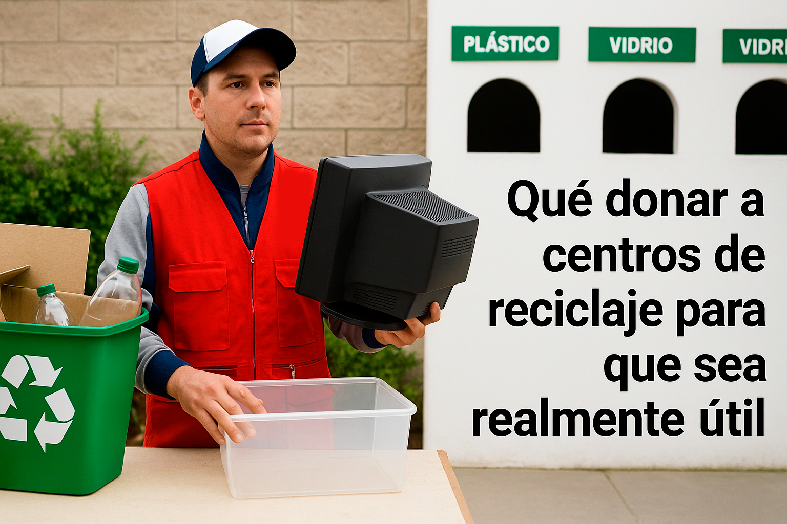 ▷ Qué donar a centros de reciclaje para que sea realmente útil