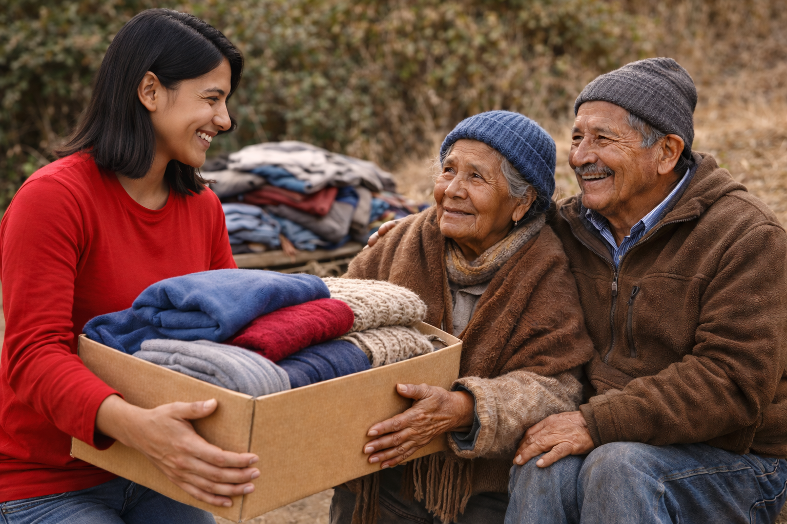 Cuando la ropa que ya no usas se convierte en abrigo y esperanza para los adultos mayores